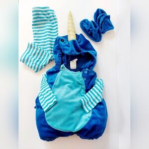 5 pc Narwal Infant Costume size 6-12m Halloween Christmas Buddy‎ the Elf